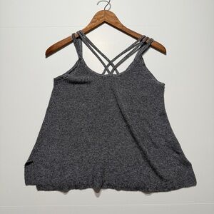 American Eagle Women’s Strappy Stylish Knit Tank Top Gray, Size S